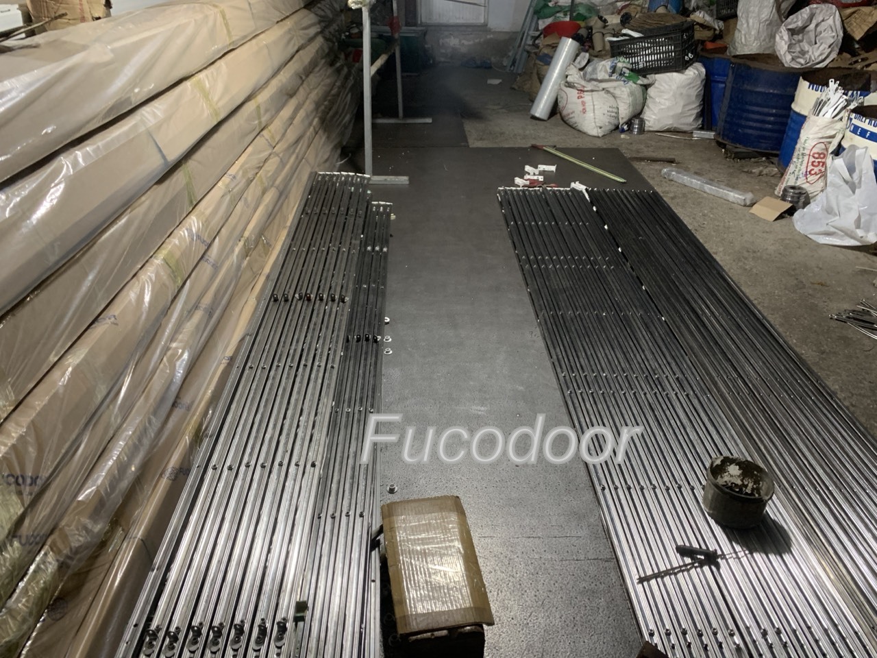 Cửa xếp INOX Đài Loan không lá