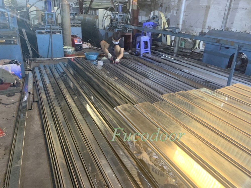 Factory rolling doors, color-plated steel super-sized rolling doors