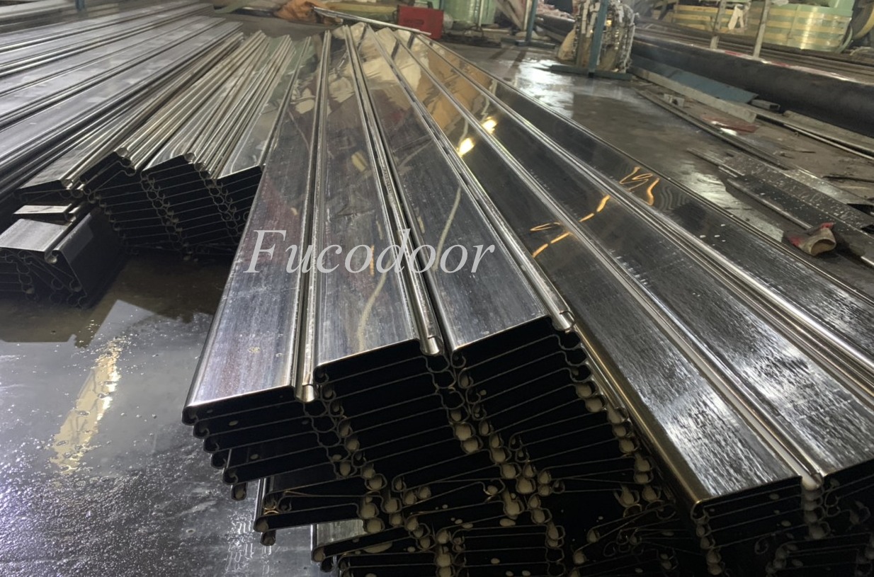 Cửa cuốn siêu trường 1,2ly, Cửa cuốn Siêu Trường INOX tại Quảng Ninh