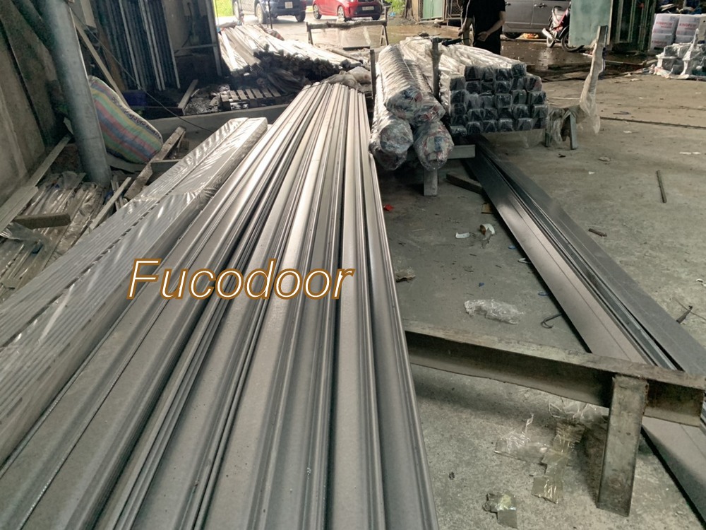 Cửa cuốn siêu trường thép mạ màu, Cửa cuốn siêu trường sơn tĩnh điện tại Bắc Ninh
