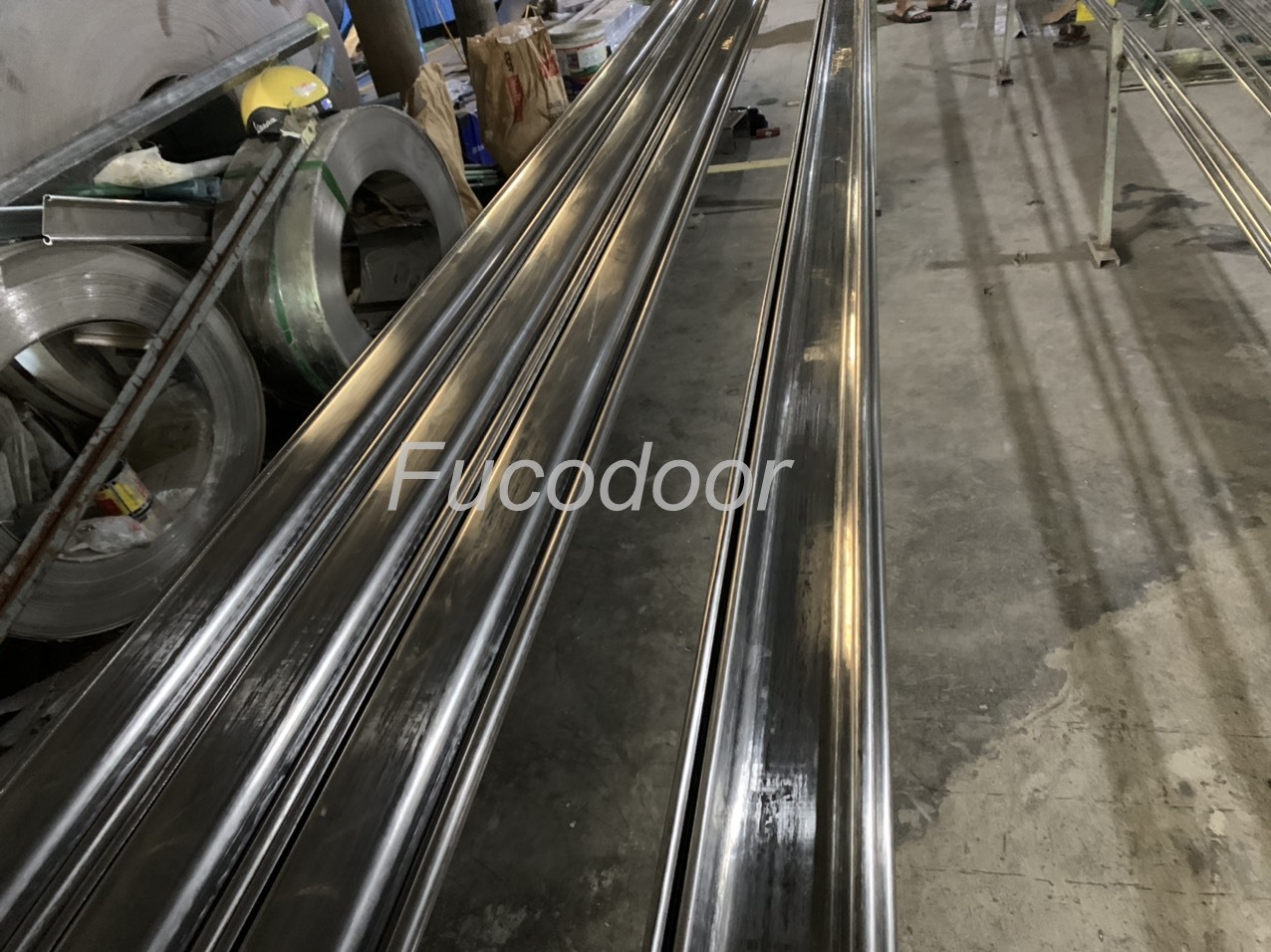 Cửa cuốn siêu trường, cửa cuốn nhà xưởng INOX tại Hải Dương
