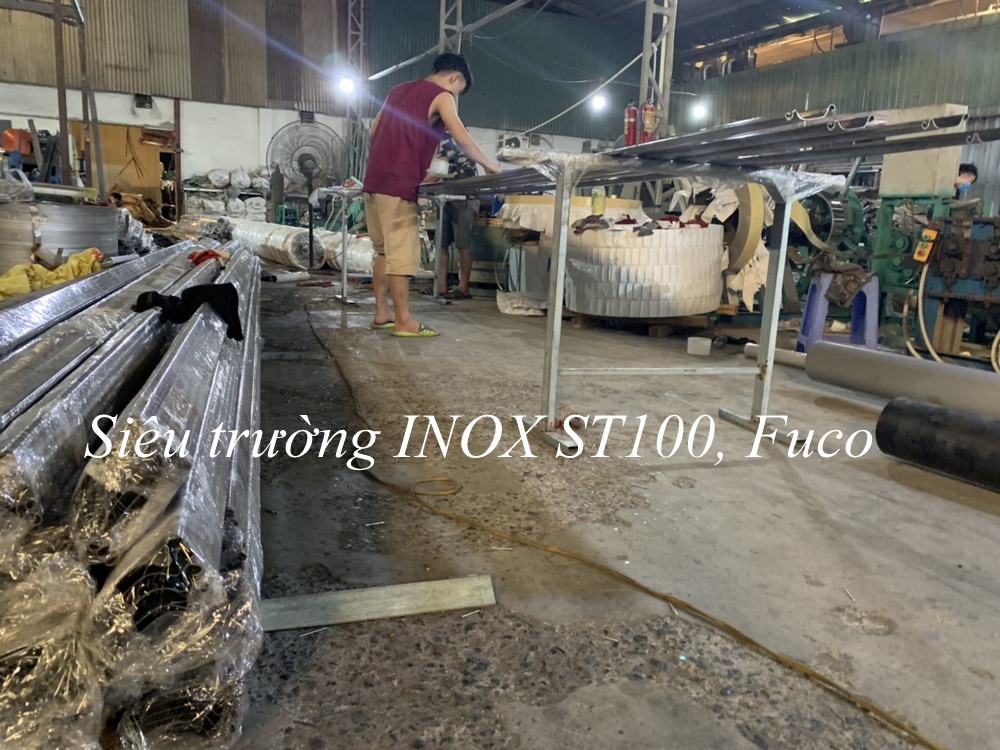 cửa cuốn siêu trường inox, cửa cuốn inox, cửa cuốn inox 304, cửa cuốn inox Fuco tại Bình Định