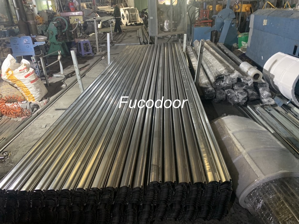 Cửa cuốn siêu trường sơn tĩnh điện, Cửa cuốn siêu trường inox, cửa cuốn siêu trường