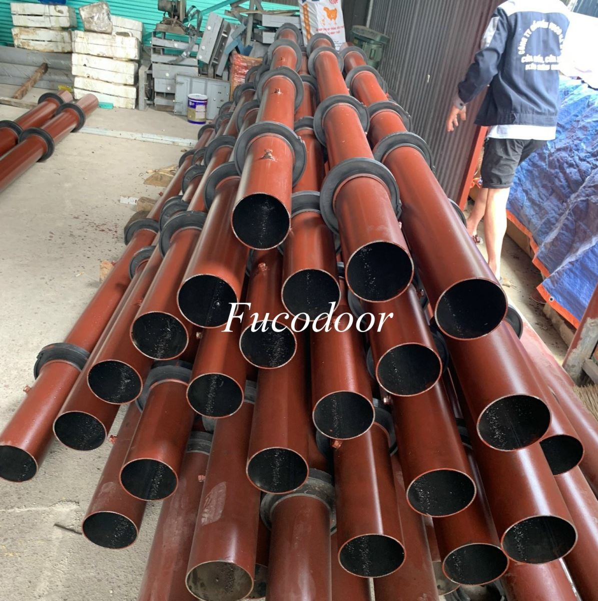 Cửa cuốn siêu trường sơn tĩnh điện dầy 1.1ly