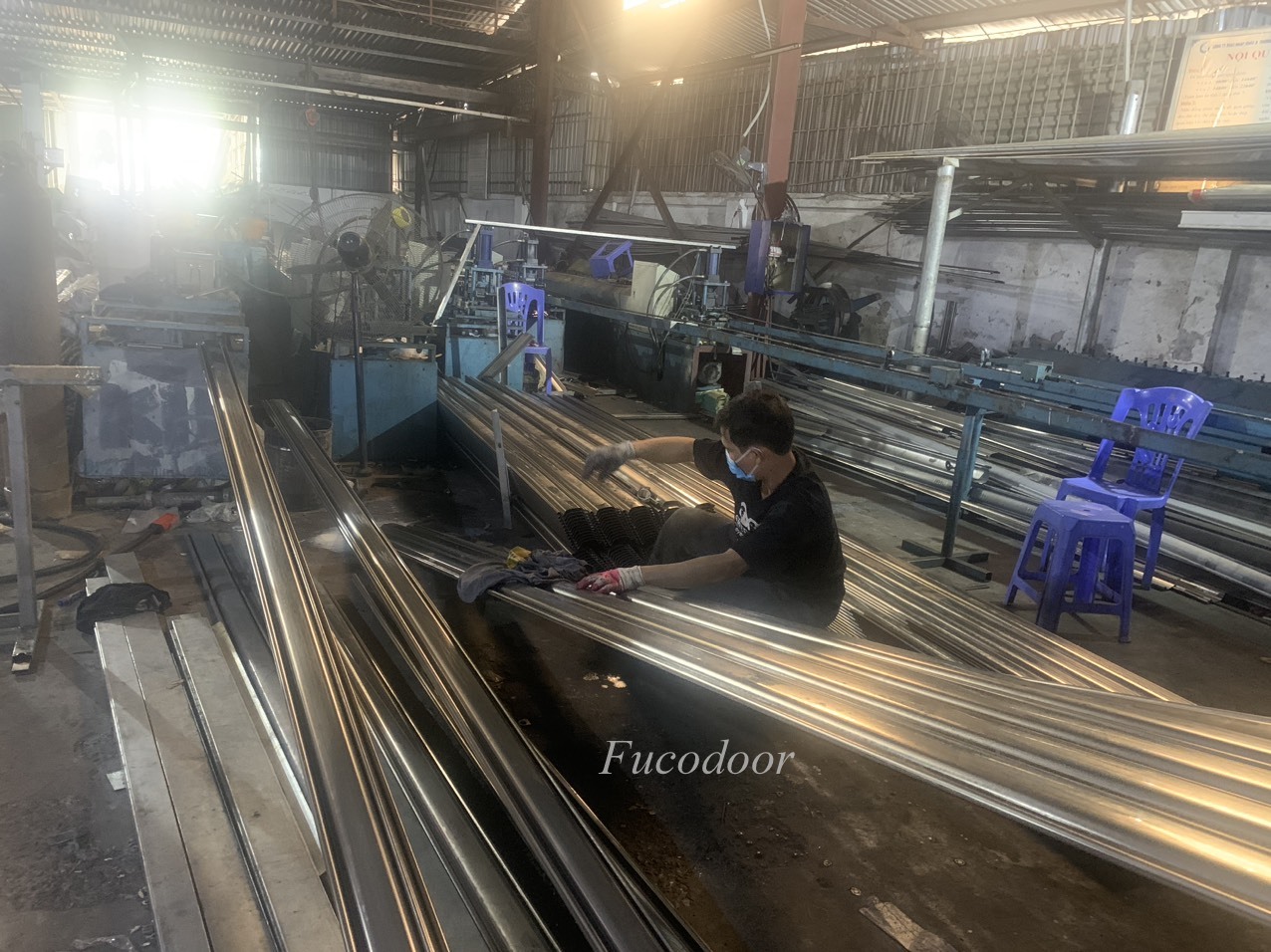 cửa cuốn inox, cửa cuốn đài loan, cửa cuốn inox 304, cửa cuốn inox Fuco Dung Quất tại Quảng Ngãi