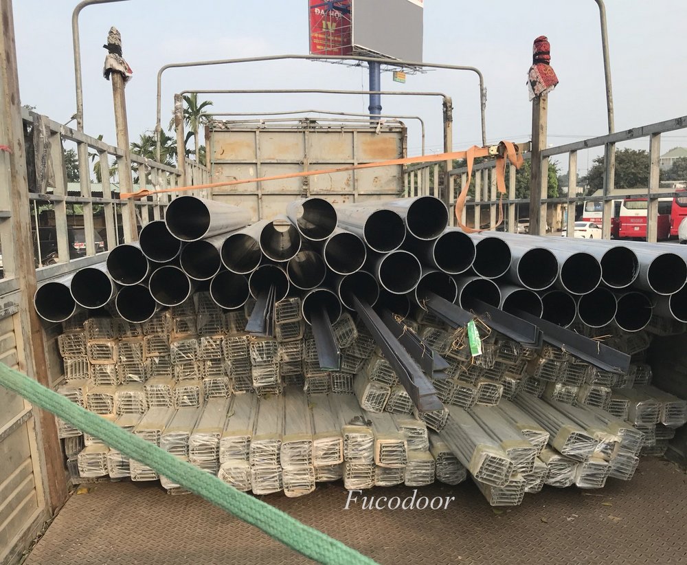 Cửa cuốn siêu trường, cửa cuốn nhà xưởng, Cửa cuốn siêu trường thép mạ màu