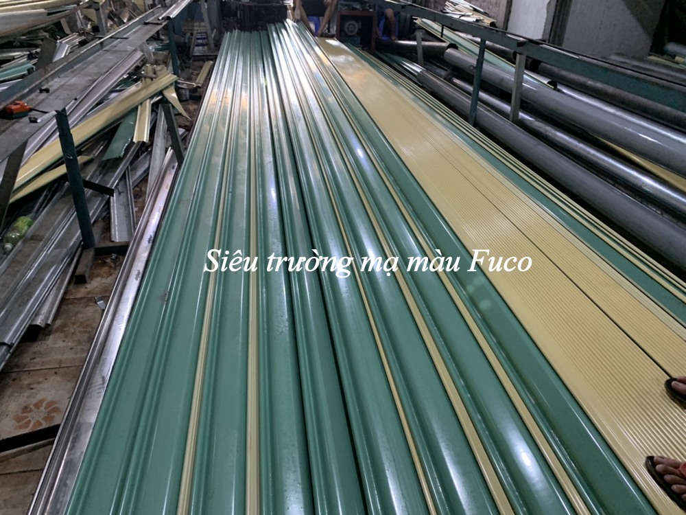 Cửa cuốn siêu trường thép mạ màu dầy 0.9ly