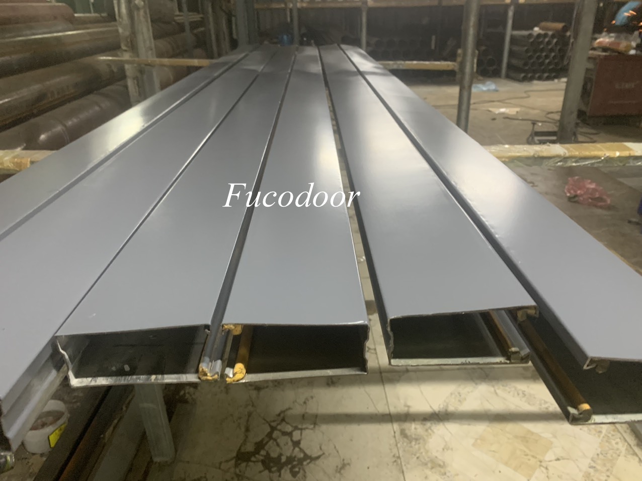 Cửa cuốn siêu trường thép mạ màu dầy 0.9ly