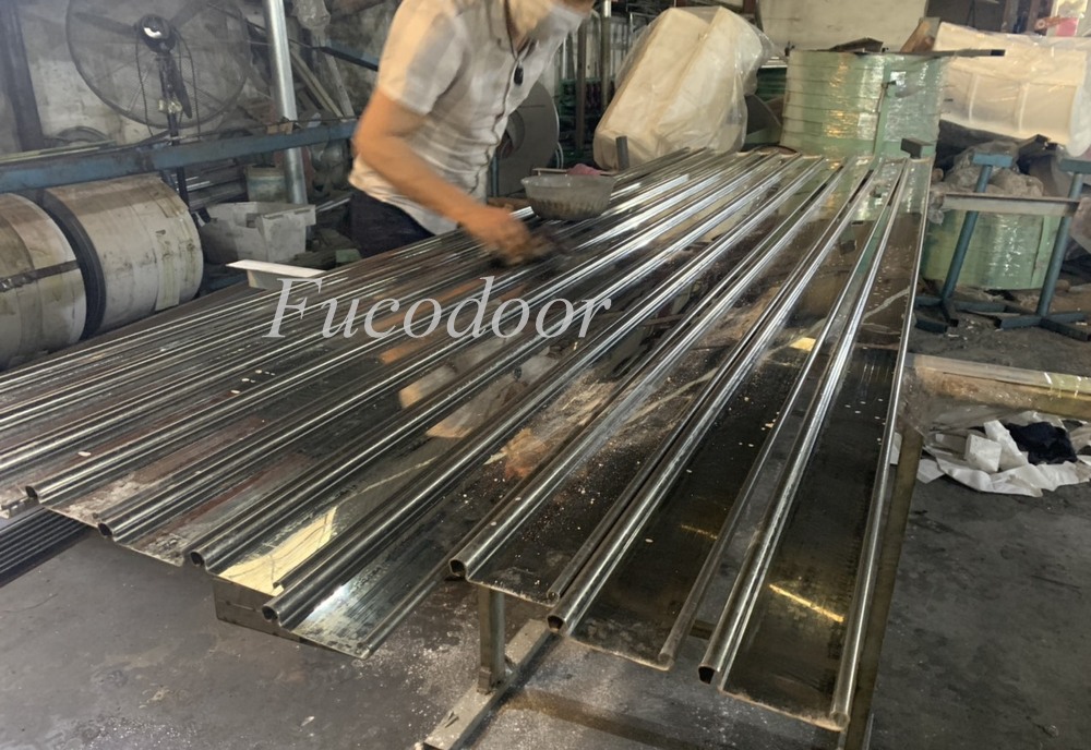 Cửa cuốn Korea khu công nghiệp, cửa cuốn INOX