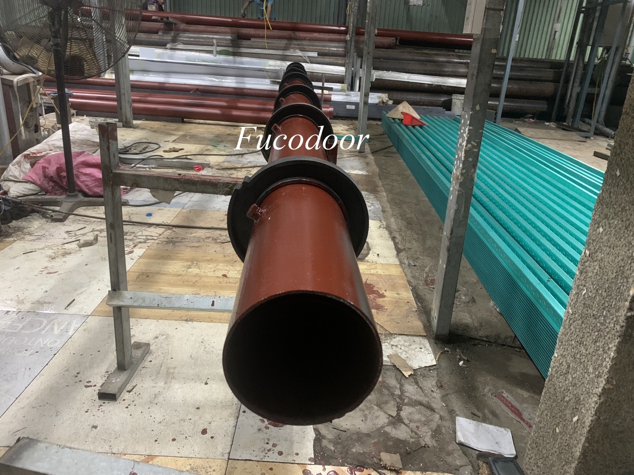 Cửa cuốn siêu trường sơn tĩnh điện dầy 1.1mm
