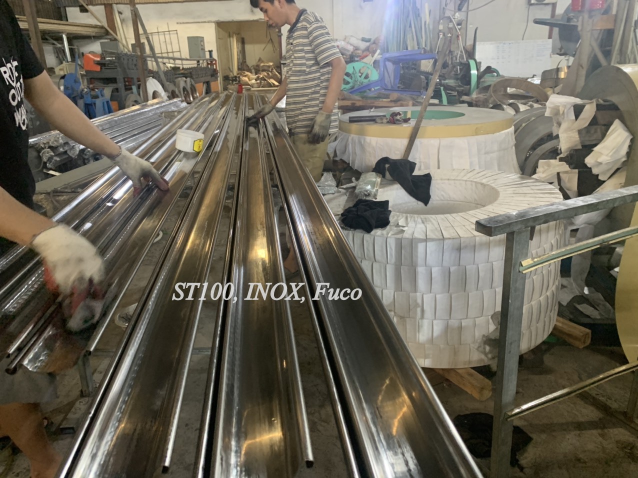 Cửa cuốn nhà xưởng, cửa cuốn siêu trường INOX 304, Cửa cuốn Nhà Xưởng INOX tại Nam ĐỊnh