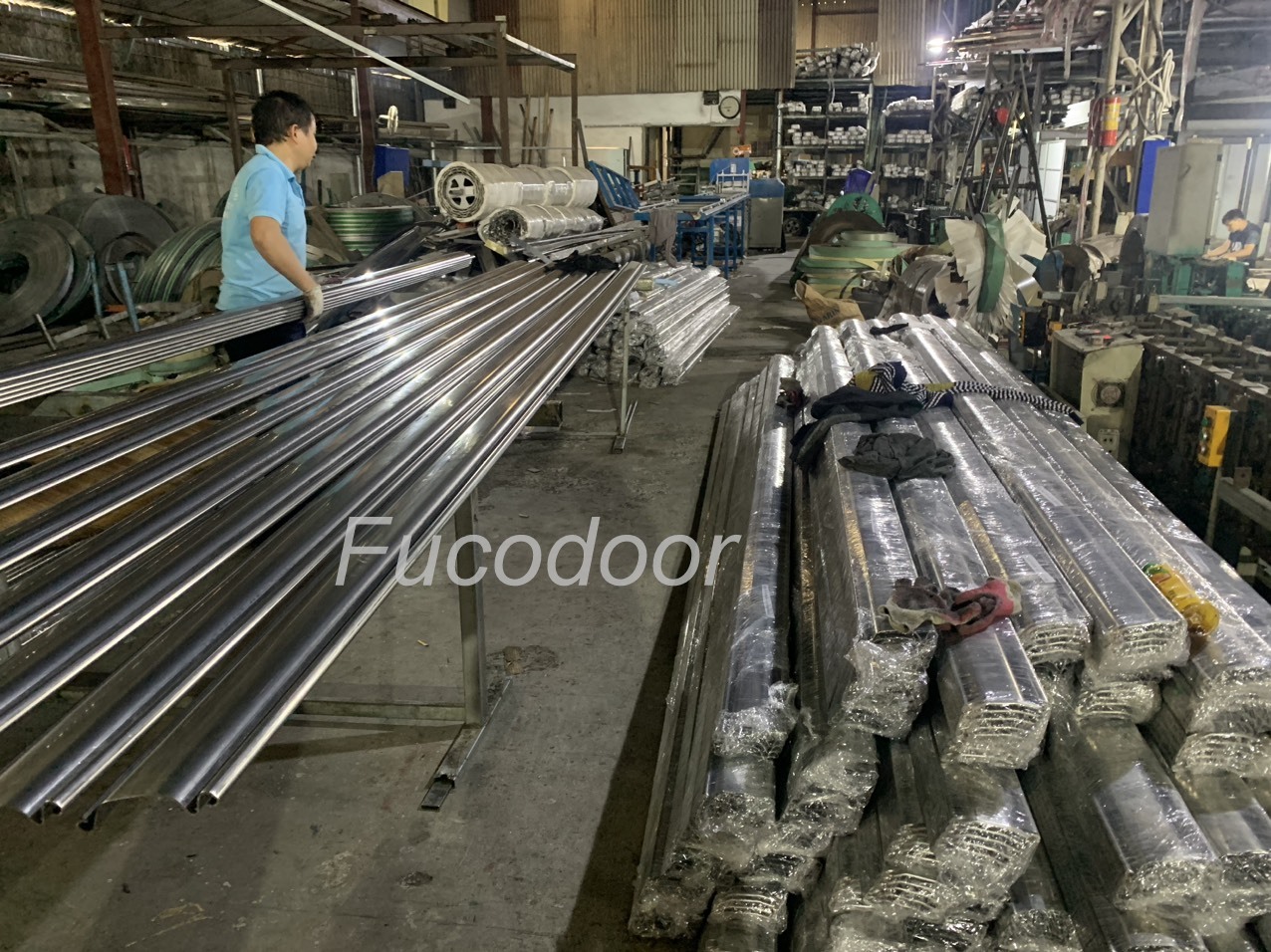 Cửa cuốn siêu trường sơn tĩnh điện, Cửa cuốn siêu trường inox, cửa cuốn siêu trường