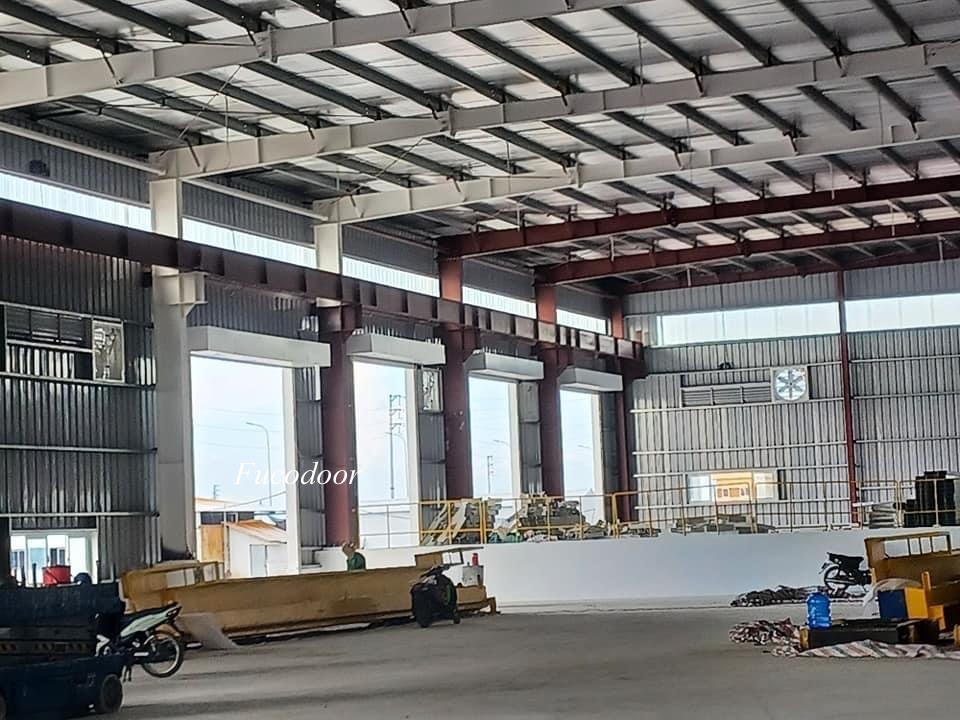 Báo giá cửa cuốn nhà xưởng, Cửa cuốn siêu trường 1,2ly, Cửa cuốn Siêu Trường  tại Nghệ An