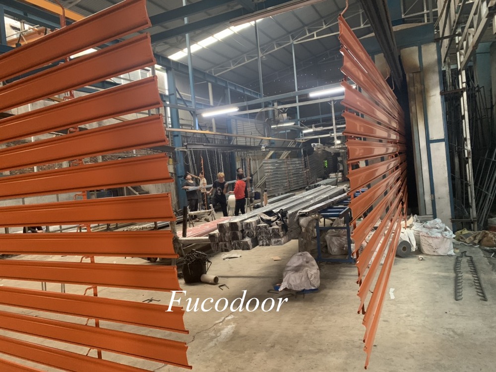 Báo giá cửa cuốn nhà xưởng, Cửa cuốn siêu trường 1,2ly, Cửa cuốn Siêu Trường  tại Nghệ An