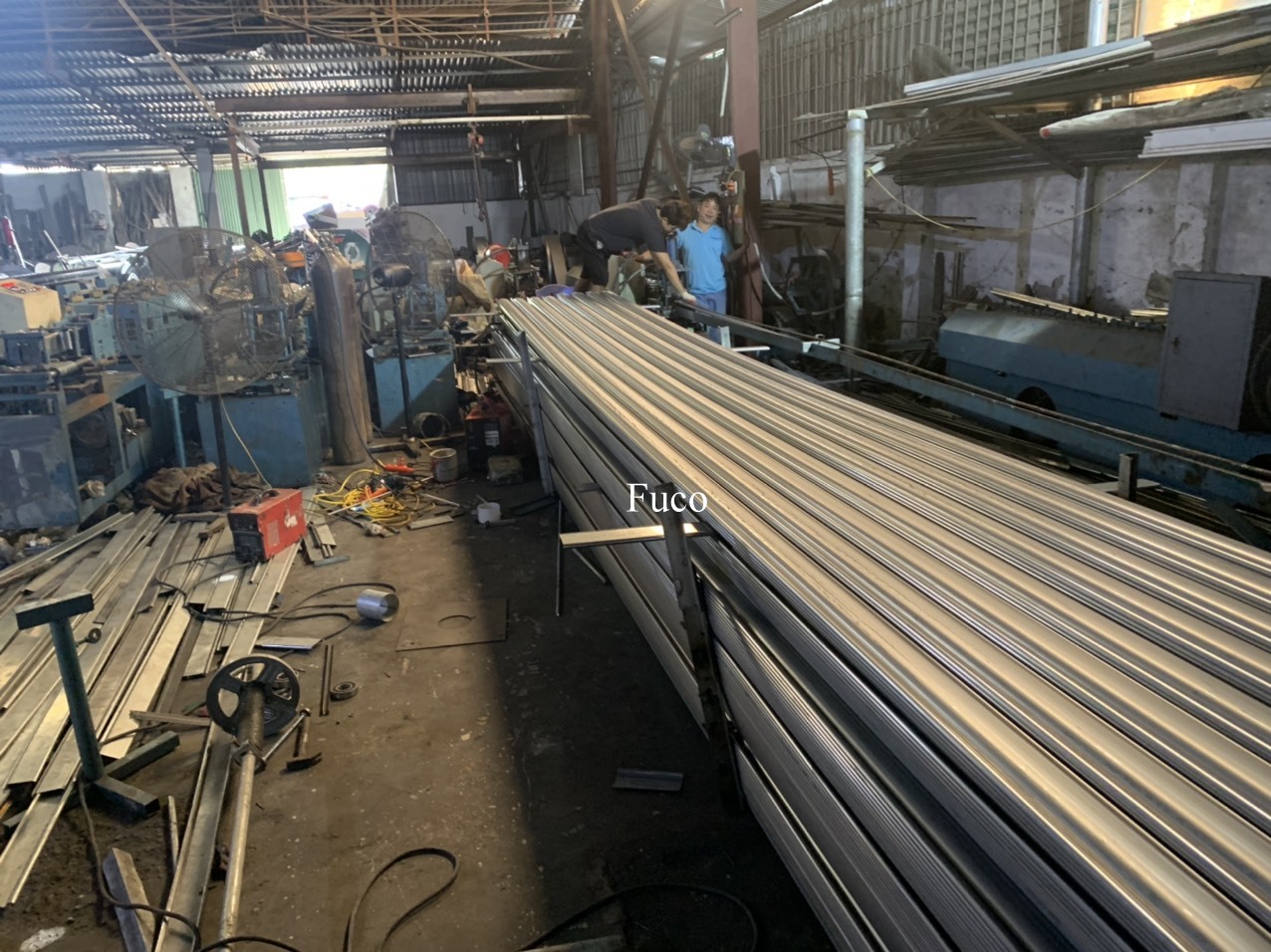 Cửa cuốn siêu trường sơn tĩnh điện, Cửa cuốn siêu trường inox, cửa cuốn siêu trường