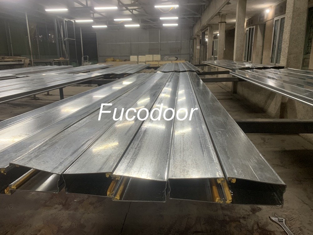 Cửa cuốn siêu trường sơn tĩnh điện, Cửa cuốn siêu trường inox, cửa cuốn siêu trường