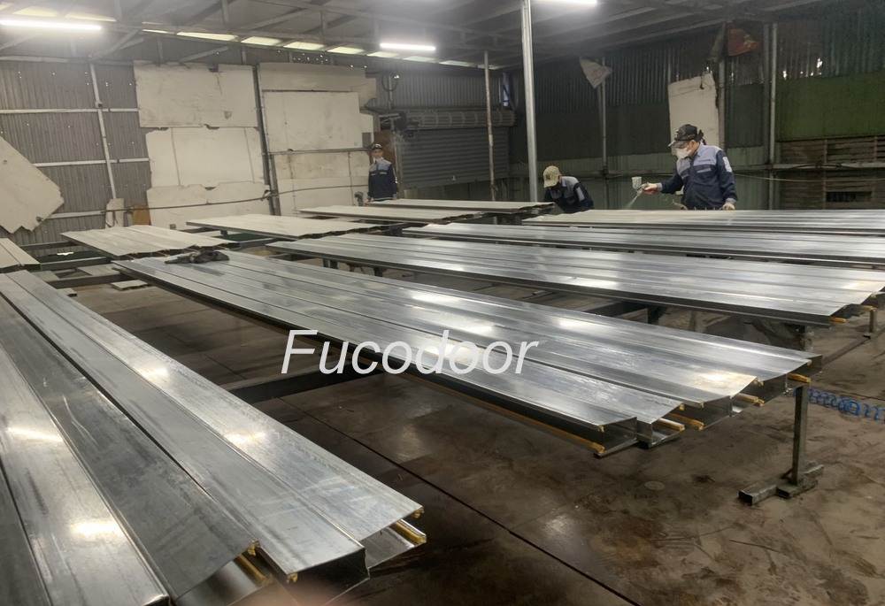 Cửa cuốn siêu trường thép mạ màu dầy 1ly