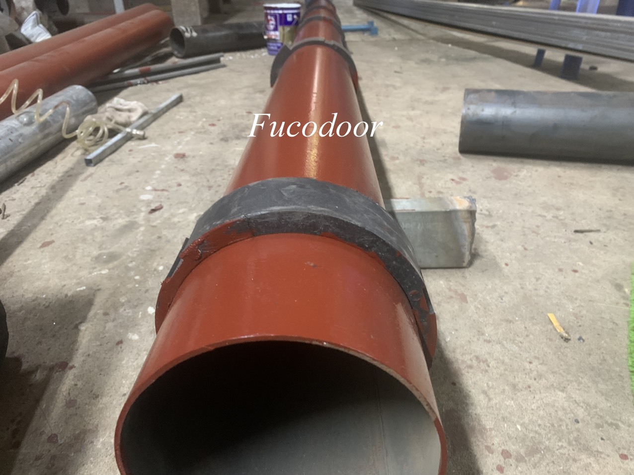 Cửa cuốn song ngang sơn tĩnh điện ống tròn phi 19 dầy 1.1ly, và ray 200mm