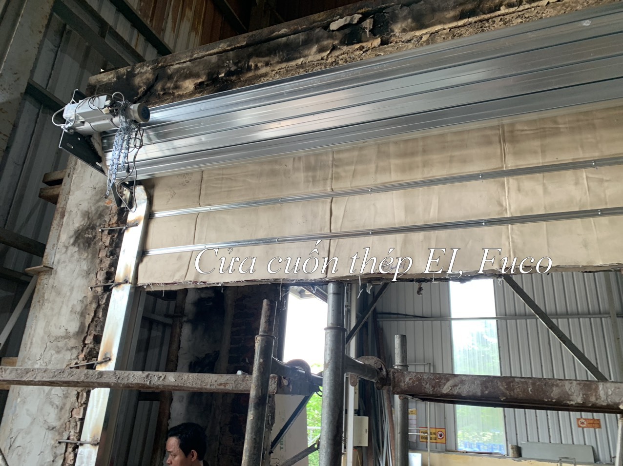 Cửa cuốn chống cháy EI 60 phút, Cửa cuốn ngăn cháy EI, Fuco, cửa cuốn chống cháy EI, như cửa cuốn ngăn cháy