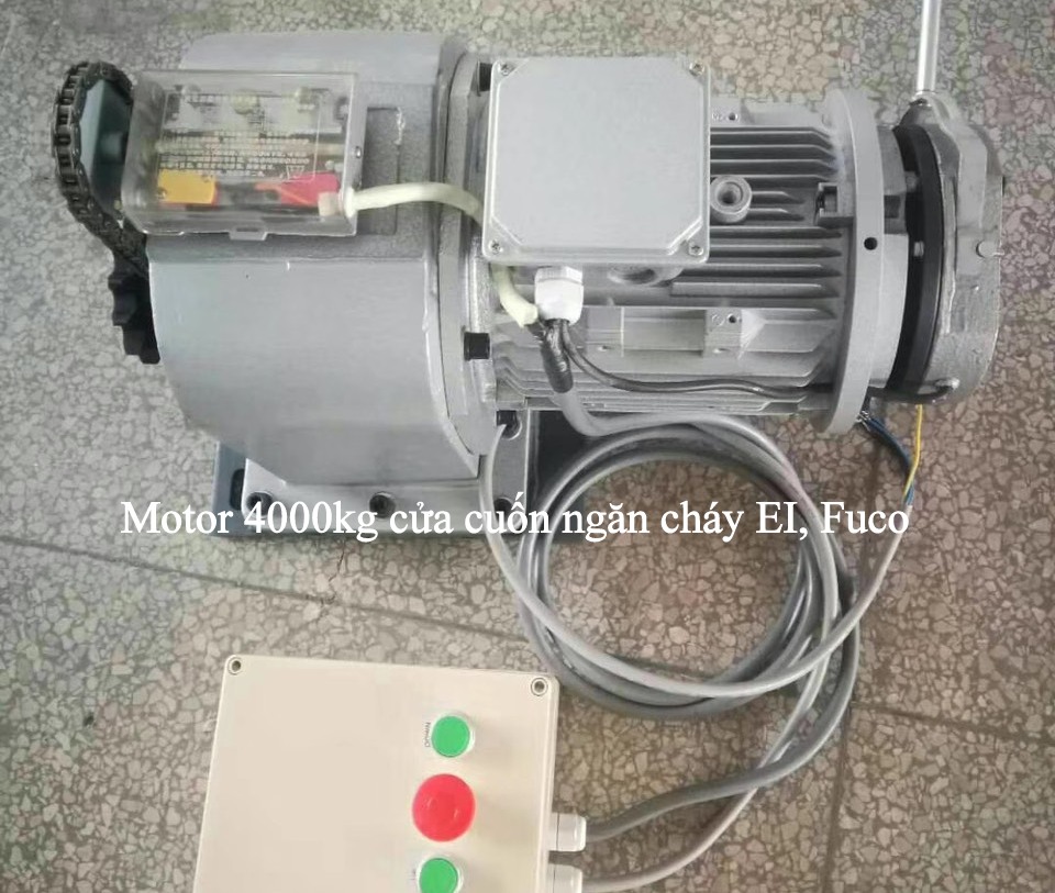 motor cửa cuốn ngăn cháy EI