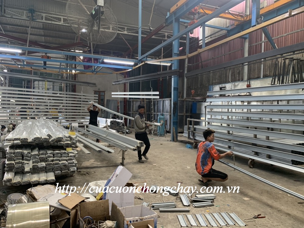 cửa cuốn ngăn cháy korea tại trung tâm thương mại