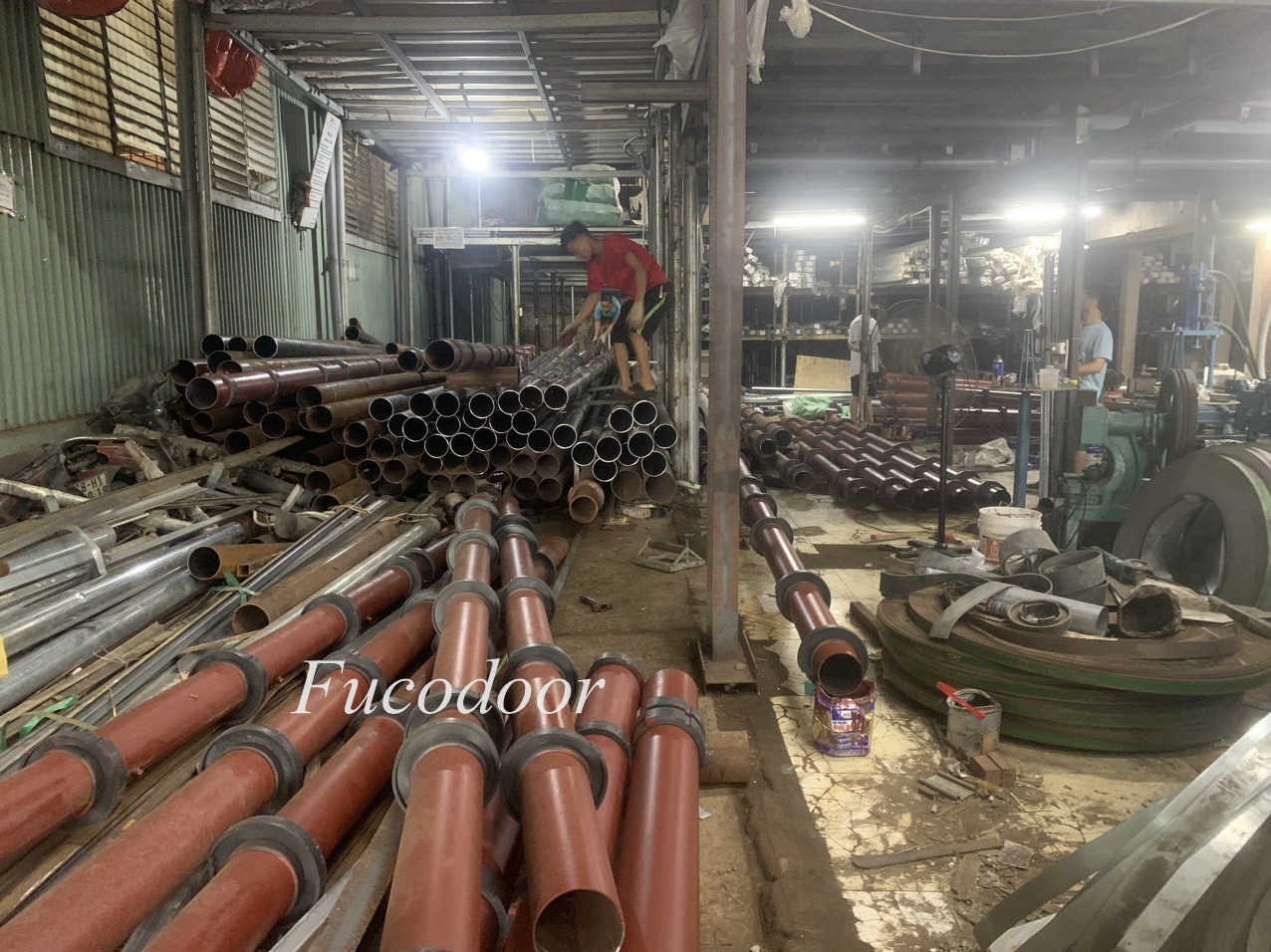 Cửa cuốn siêu trường sơn tĩnh điện dầy 1.1ly