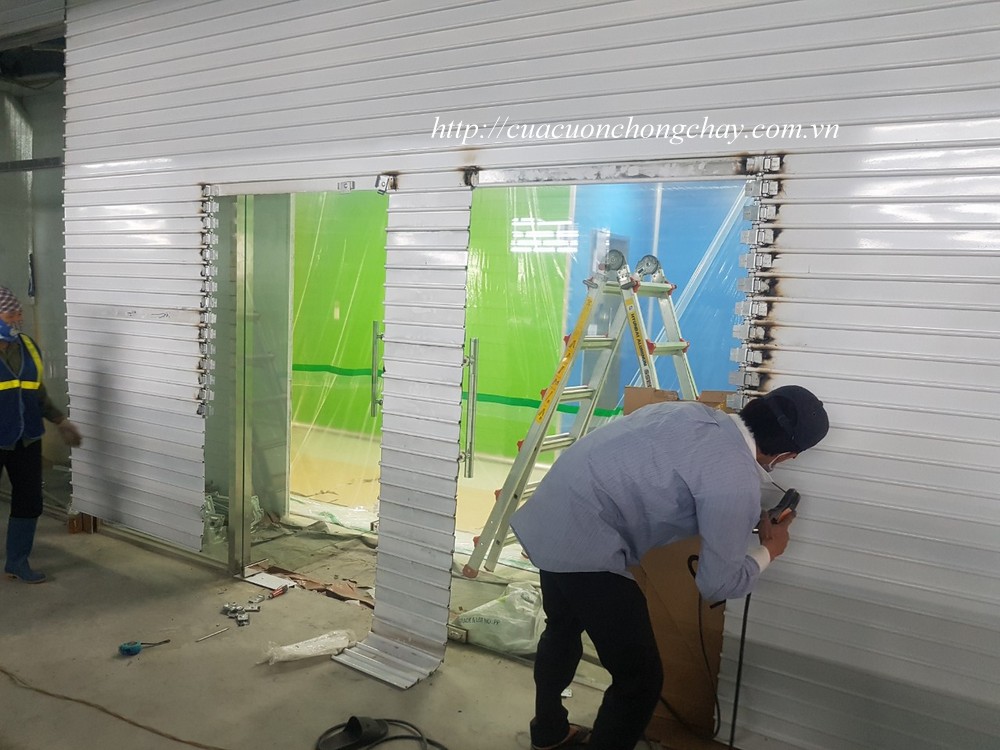 Cửa cuốn chống cháy bằng thép (EGI), FC85