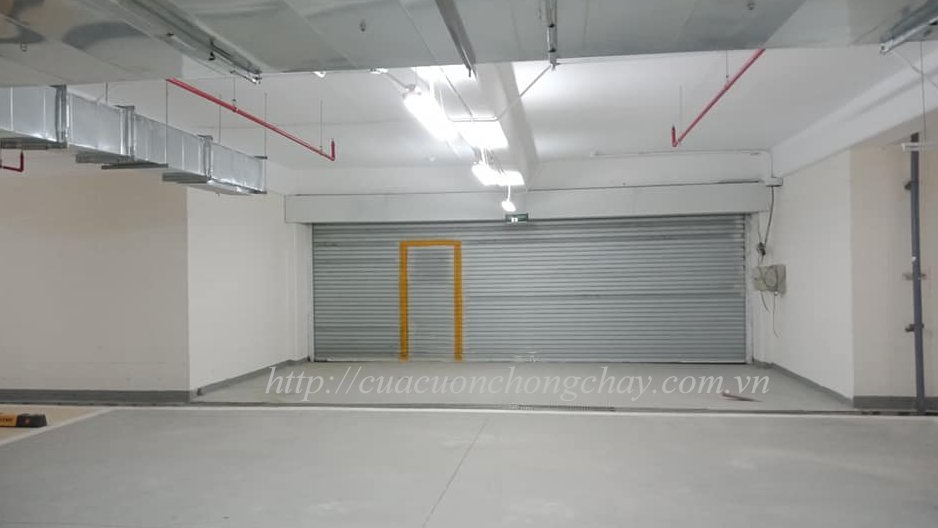 cửa cuốn chống cháy 2 lớp