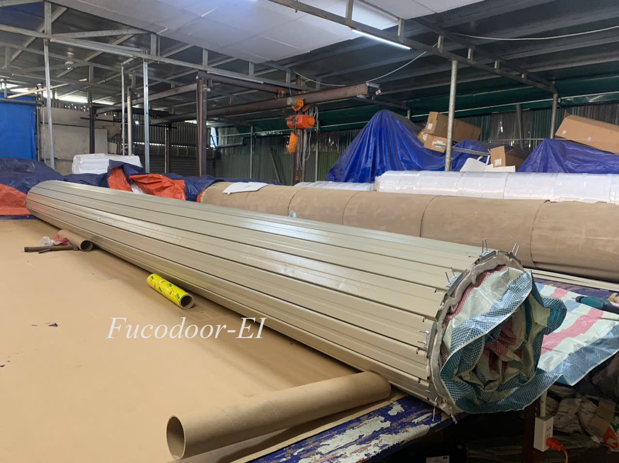 Cấu tạo cửa cuốn chống cháy, ngăn cháy 60 phút (EI60)