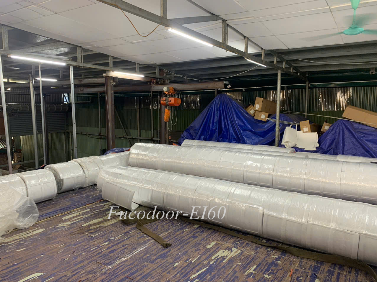 Cửa cuốn chống cháy E120, cách nhiệt EI60