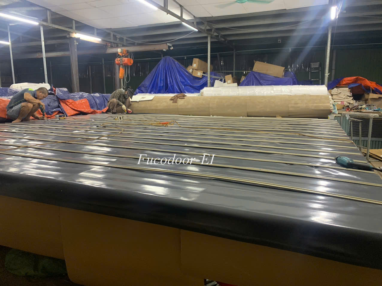 Cửa cuốn chống cháy, ngăn cháy EI-Fuco tại KCN Cầu cảng Phước Đông