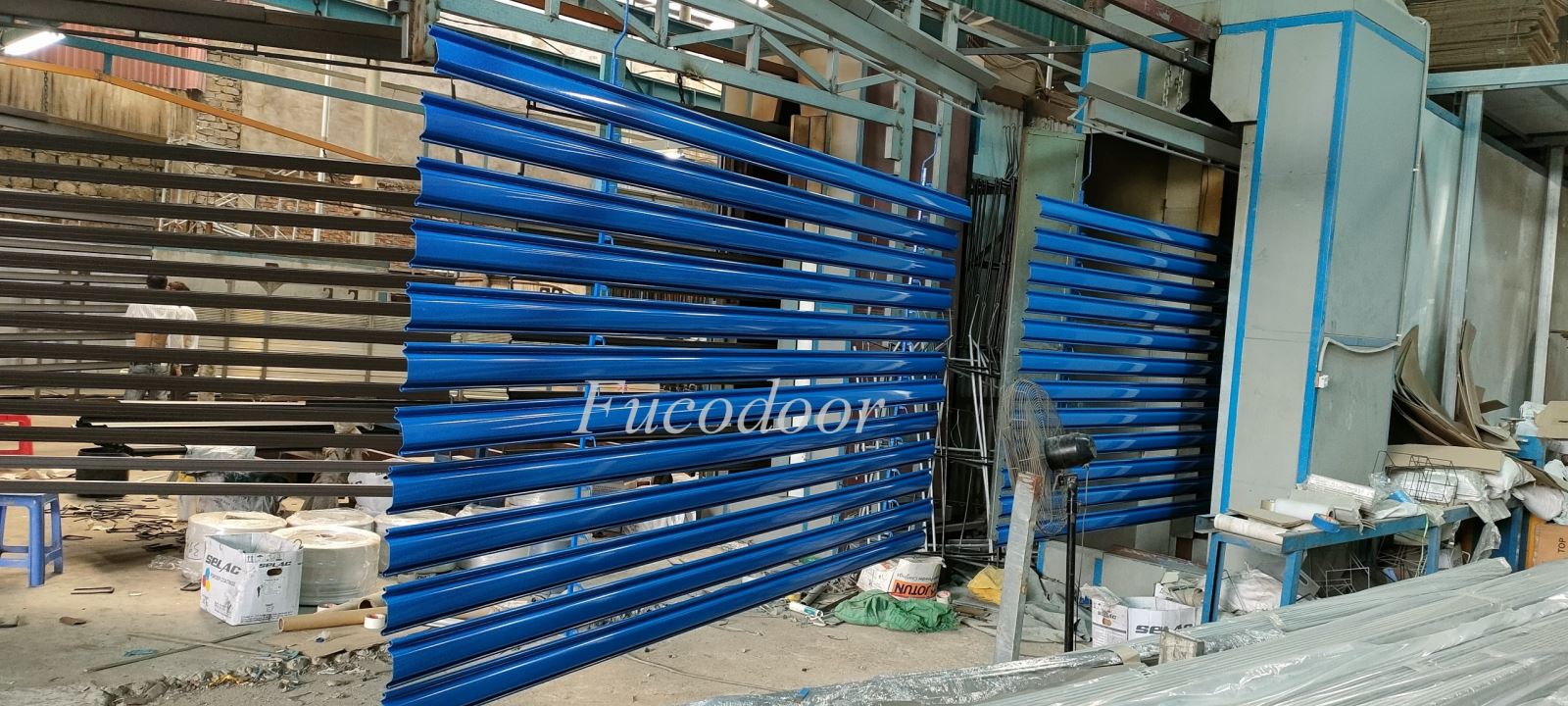 Cửa cuốn siêu trường nhà xưởng tại Bình Định