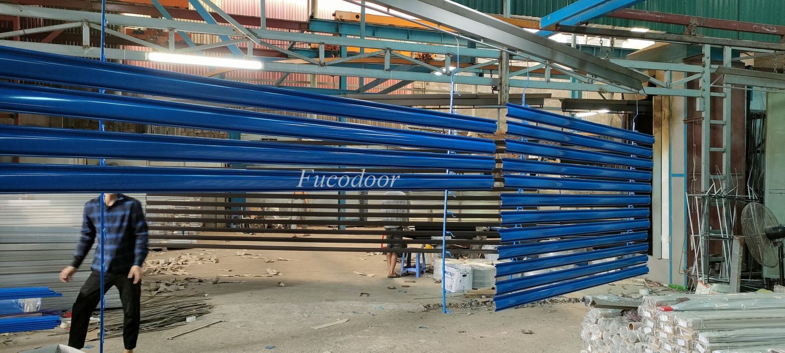 Cửa cuốn siêu trường nhà xưởng tại Bình Định