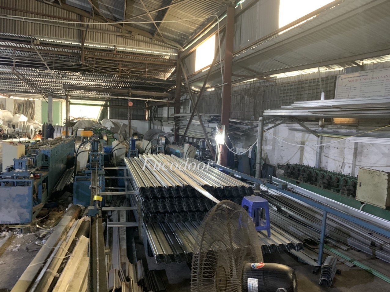 Cửa cuốn siêu trường nhà xưởng tại Ninh Thuận