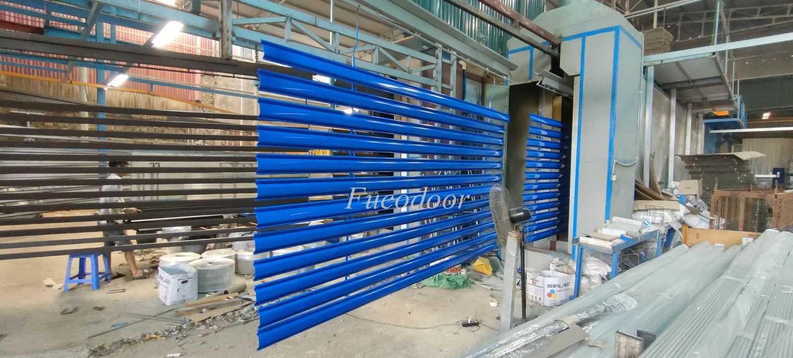 Cửa cuốn siêu trường nhà xưởng tại Ninh Thuận