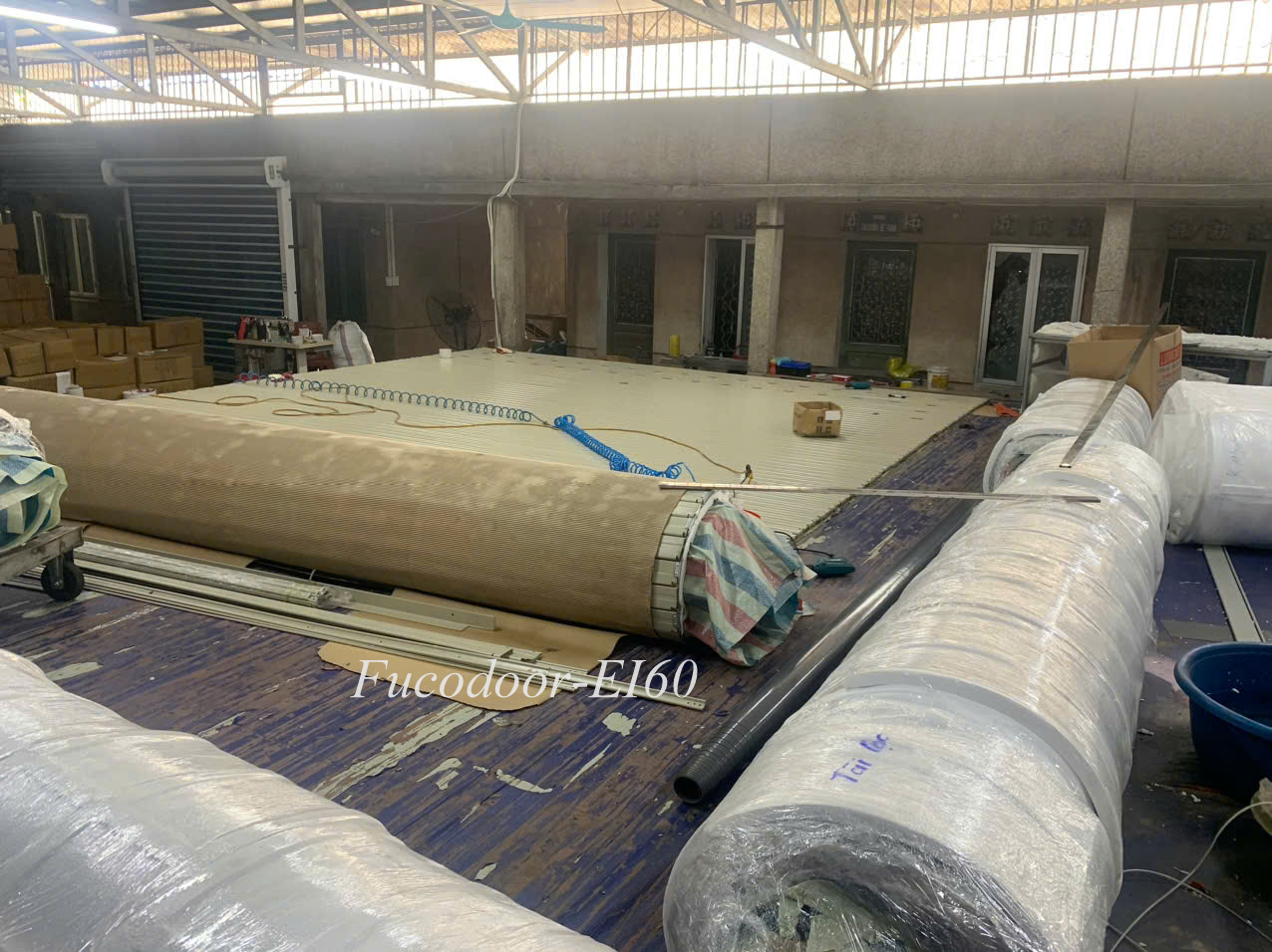 Cửa Cuốn Ngăn Cháy EI Cấu Tạo Và Ứng Dụng Thực Tế
