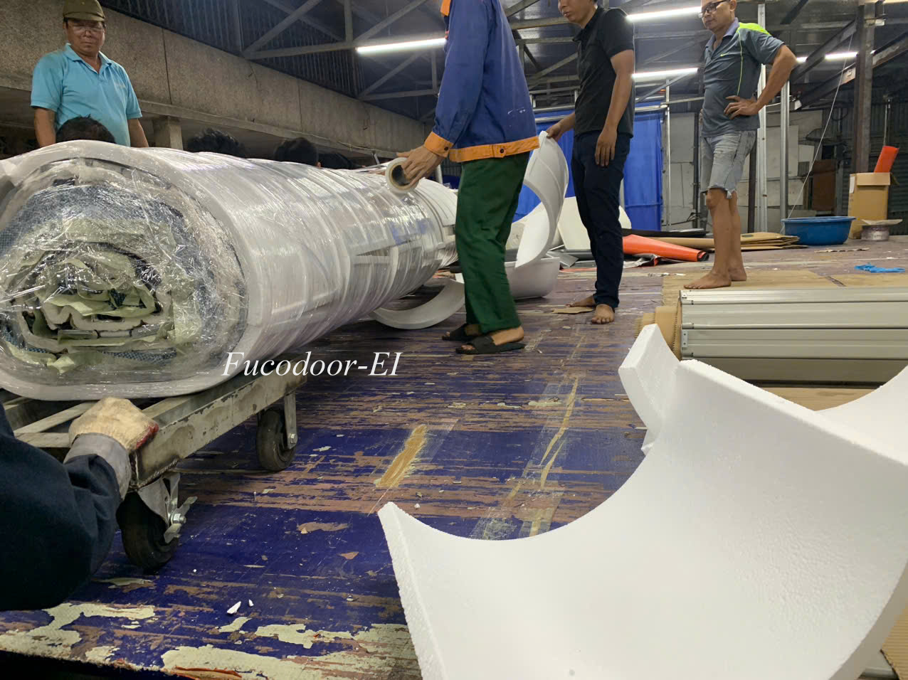 Cấu tạo cửa cuốn chống cháy, ngăn cháy 60 phút (EI60)
