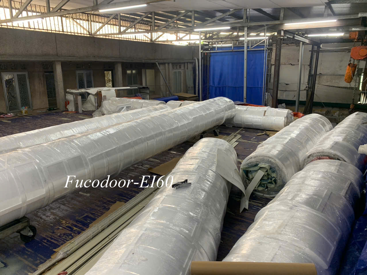 Cấu tạo cửa cuốn chống cháy, ngăn cháy 60 phút (EI60)
