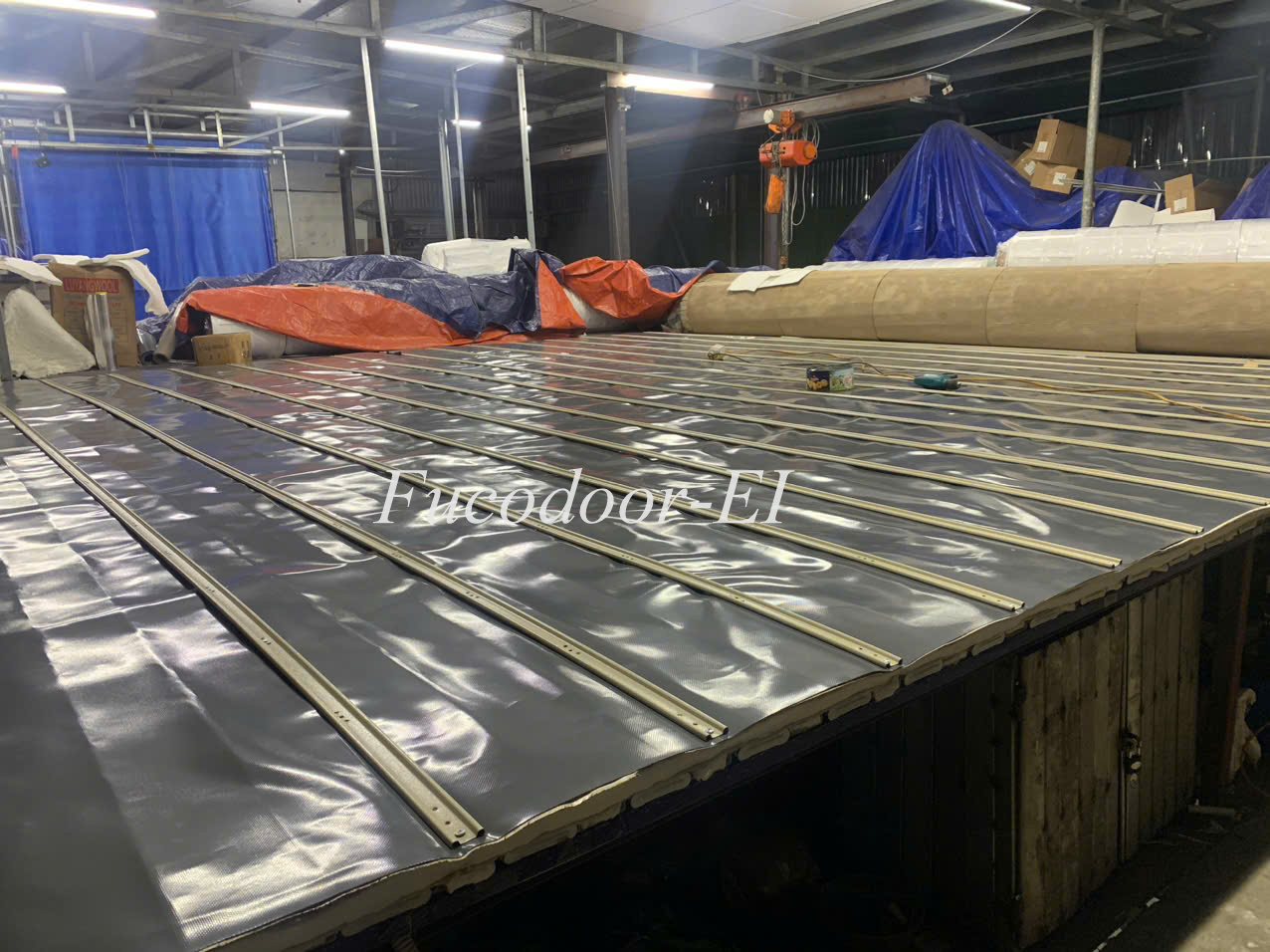 cửa cuốn ngăn cháy cách nhiệt EI70, cửa cuốn cách nhiệt EI, cửa cuốn EI, cửa cuốn ngăn cháy EI