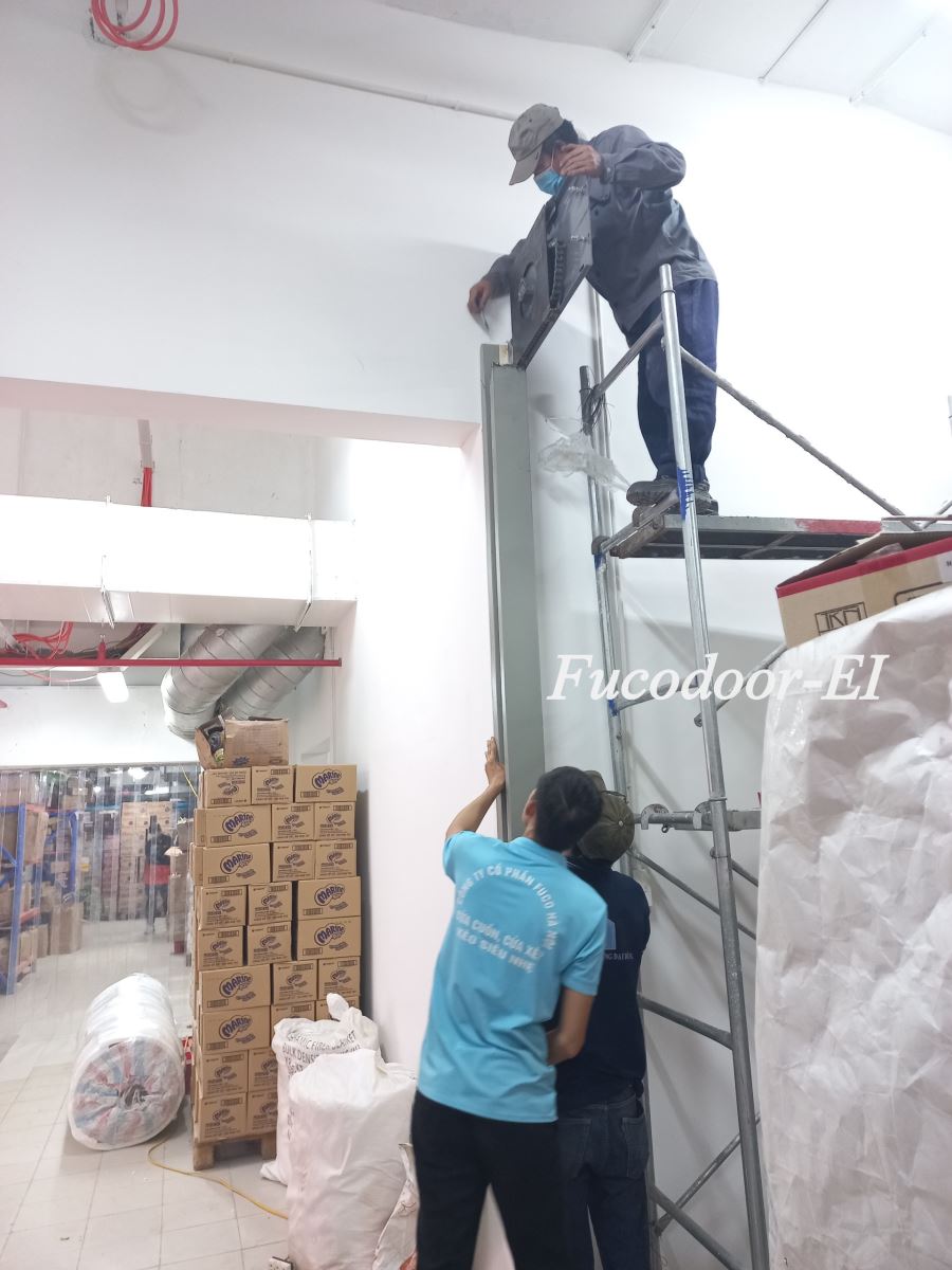 Cửa cuốn ngăn cháy cách nhiệt, chống cháy EI, EI 60 phút, EI70