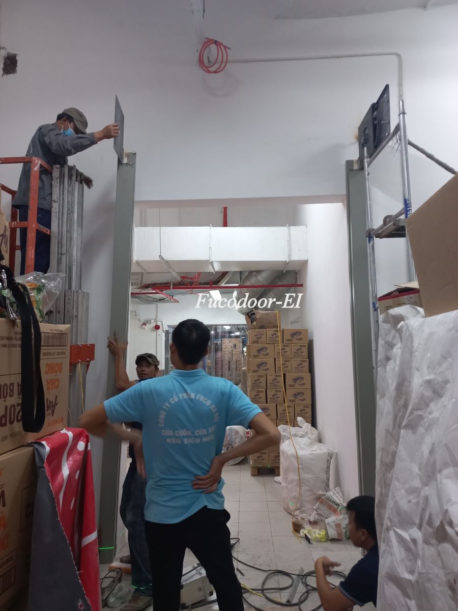 Cửa cuốn ngăn cháy cách nhiệt, chống cháy EI, EI 60 phút, EI70