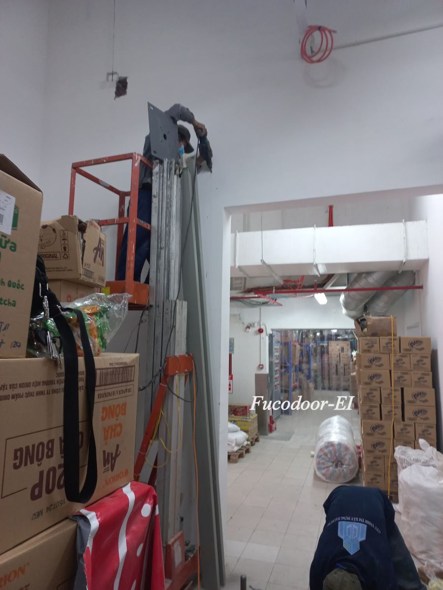 Cửa cuốn ngăn cháy cách nhiệt, chống cháy EI, EI 60 phút, EI70