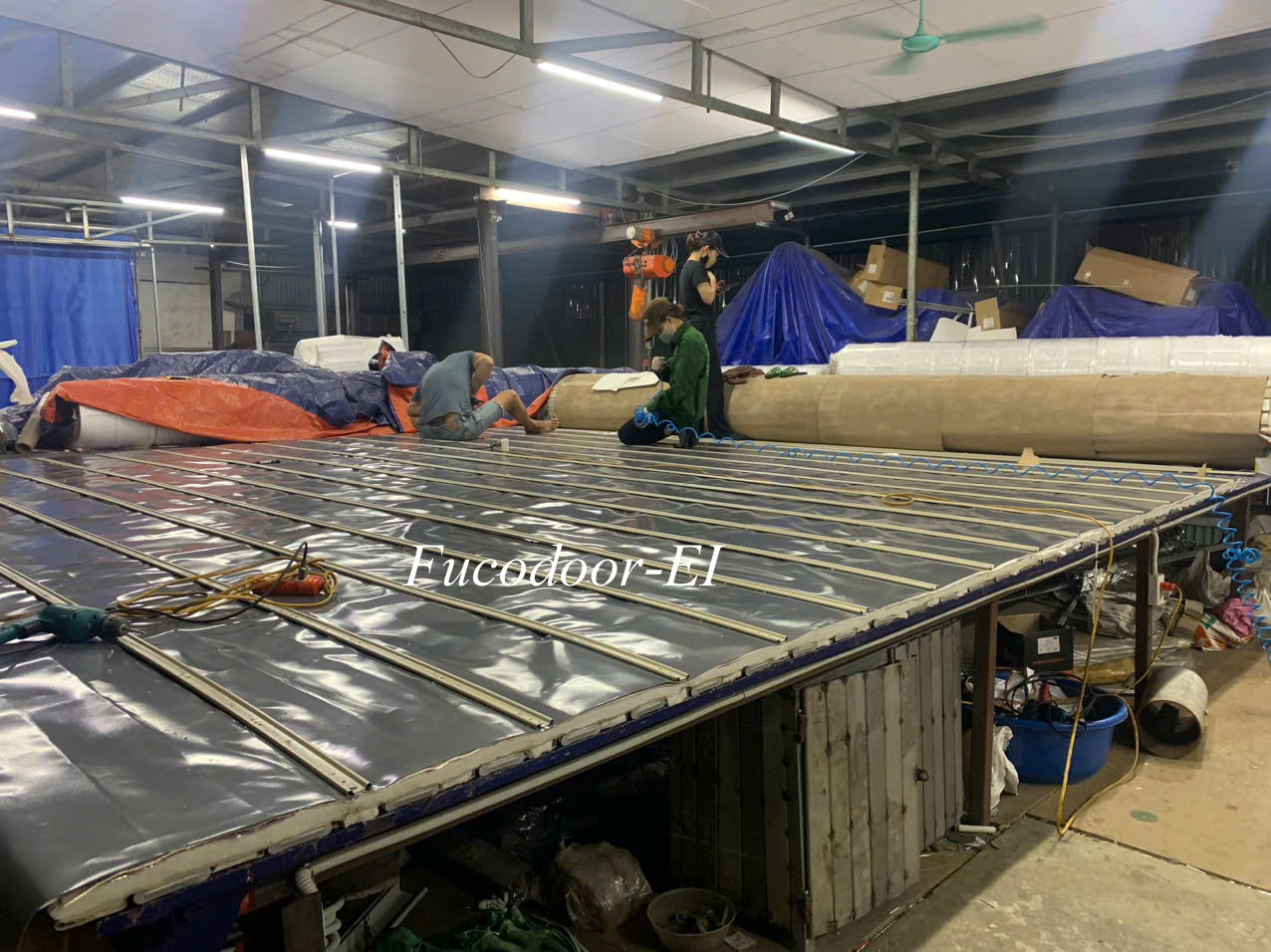 Cửa cuốn chống cháy, ngăn cháy EI, Fucodoor tại Khu công nghiệp Lê Minh Xuân 2