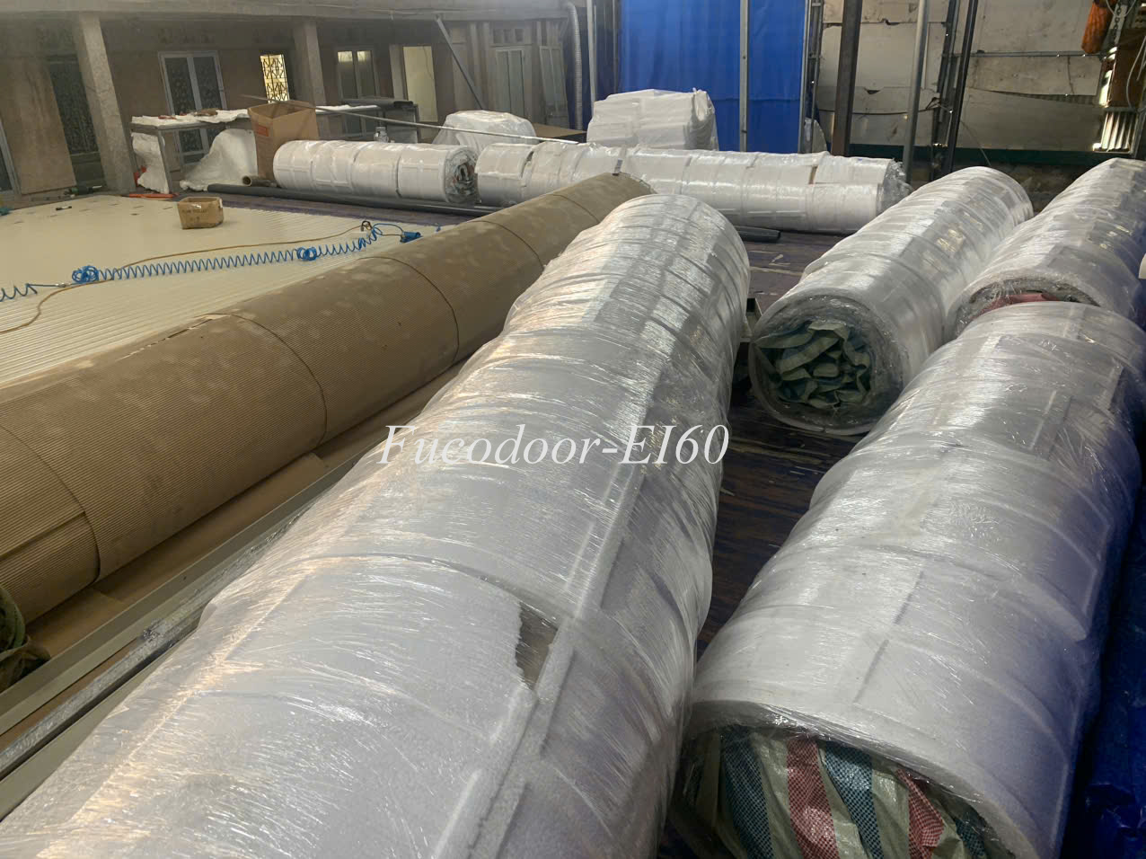 Cửa cuốn chống cháy, ngăn cháy EI, Fucodoor tại Khu công nghiệp Lê Minh Xuân 1 mở rộng