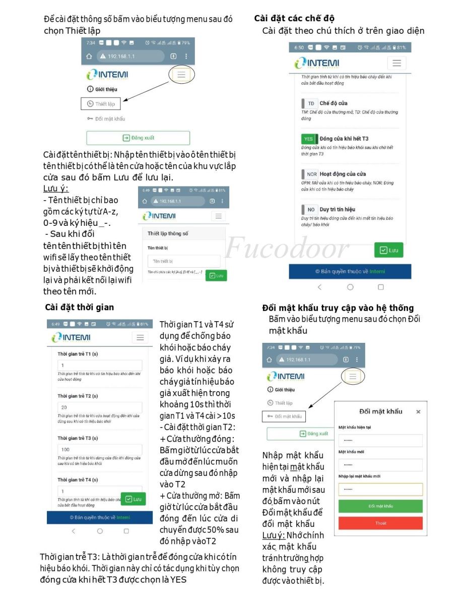 Cấu tạo Cửa cuốn ngăn cháy, chống cháy EI 60 Phút