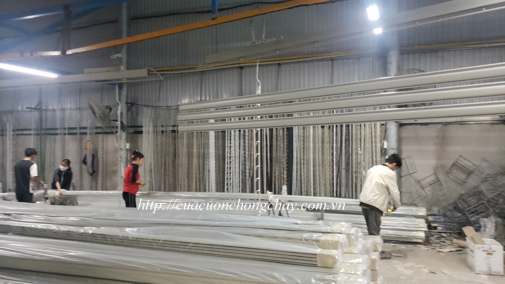 Cửa cuốn chống cháy FC 100, cửa cuốn chống cháy đài loan, Cửa cuốn chống cháy