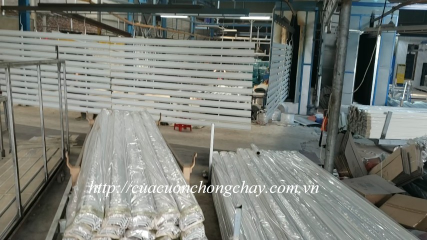 Cửa cuốn chống cháy 1 lớp, cửa cuốn chống cháy FC 100