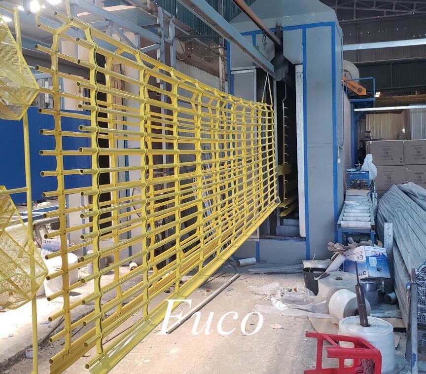 Cửa cuốn song ngang ống tròn 19 và phi 21 sơn tĩnh điện