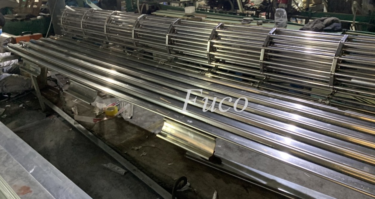Cửa cuốn song ngang ống tròn 19 và phi 21, INOX 201 và INOX 304