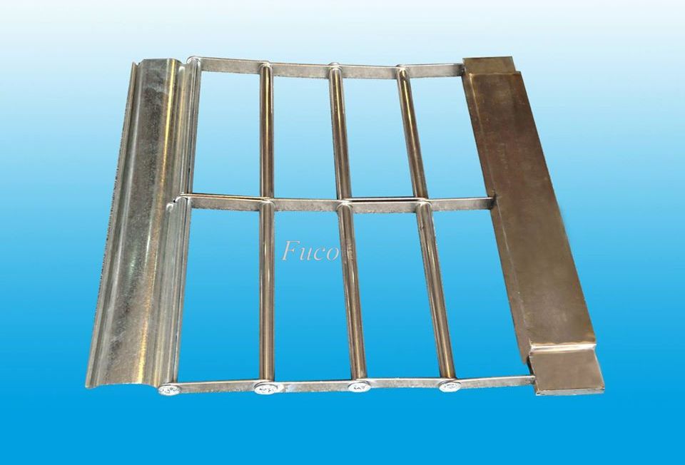 Cửa cuốn song ngang ống lồng INOX 304 Xếp Thẳng